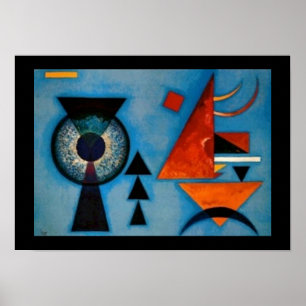 Poster Kandinsky Soft Hard Abstrait
