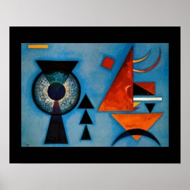 Poster Kandinsky Soft Hard Abstrait (Devant)