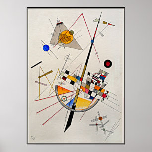 Poster Kandinsky - Tension délicate, art abstrait