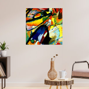 Poster Kandinsky - Un ange du jugement Dernier,