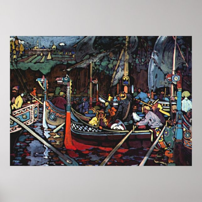 Poster Kandinsky - Volga Song (Devant)