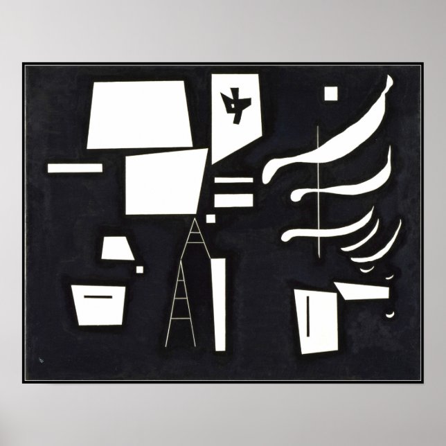 Poster Kandinsky, White Soft et Hard (Devant)