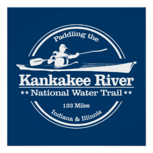 Poster Kankakee River T.N.-O. (SK)
