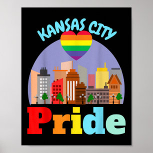 Poster Kansas City Gay pride Lgbtqia Missouri Kc Mo Lesbi