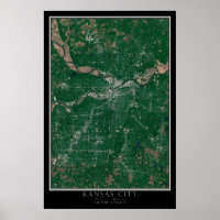 Kansas City Kansas - Missouri Du Satellite Spatial
