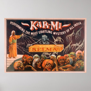 Poster Kar-mi "Le mystère le plus étonnant de toute l'Ind