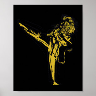 Poster Karate japonais - Lion Fighter