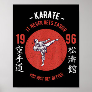 Poster Karaté Judo Judoka Taekwondo Kung-fu Aïkido Cool
