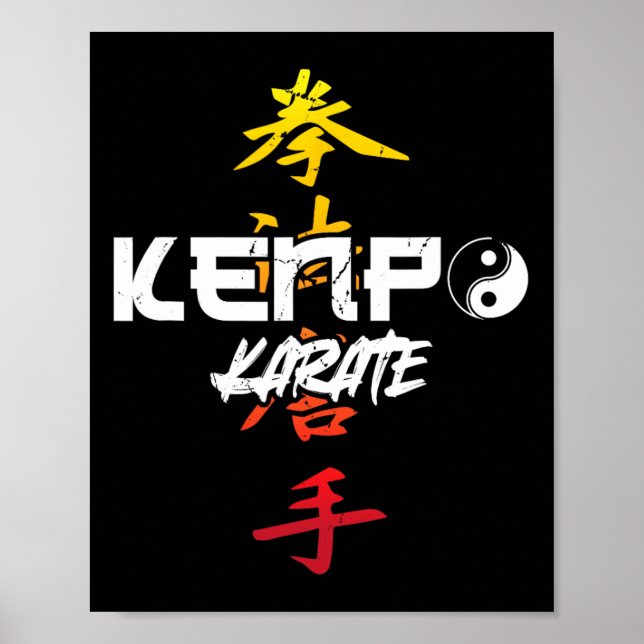 Poster Karate Kenpo (Devant)