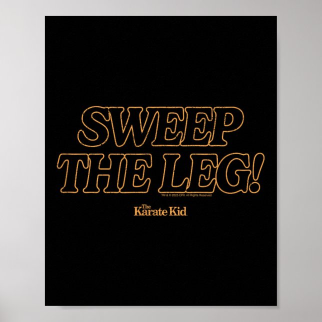Poster Karate Kid - Balayer La Jambe (Devant)
