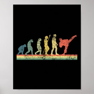 Poster Karate Kung Fu Matériel Arts