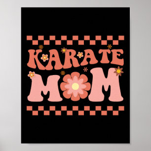 Poster Karate Maman Karate Joueur Martial Art Lover Karat