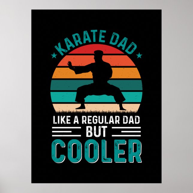 Poster Karate Papa (Devant)
