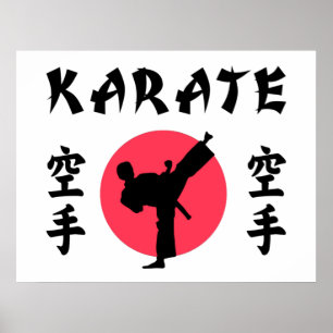 Poster Karate Rising Sun