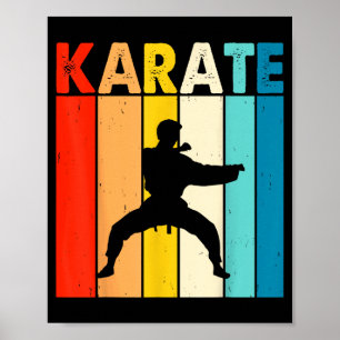 Poster Karate Vintage