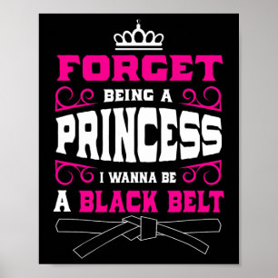 Poster Kareth Girls Cadeau Karate Girl