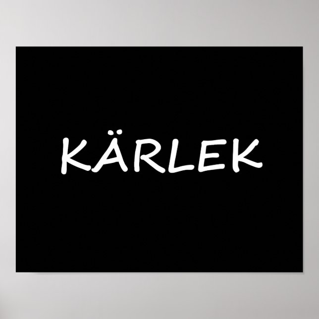Poster Kärlek, amour suédois (Devant)