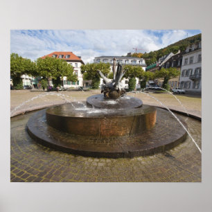 Poster Karlsplatz (Place de Karl), Vieille Ville de Heide