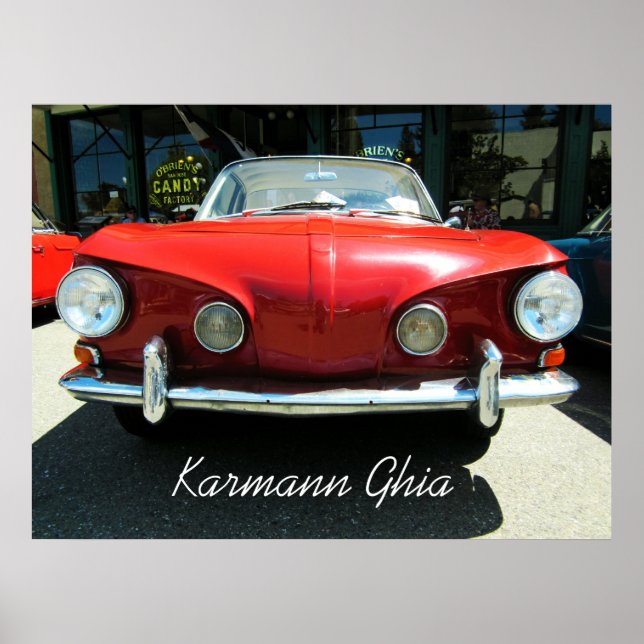Poster Karmann Ghia (Devant)