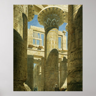 Poster Karnak, c.1866 (c/c sur papier)