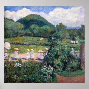 Poster Károly Ferenczy - Pique-nique en mai (Journée d'ét