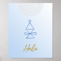 Karuna Reiki Halu Mandala Sky Blue