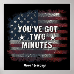 Poster Kash Patel "Vous avez deux minutes" Interview Quot