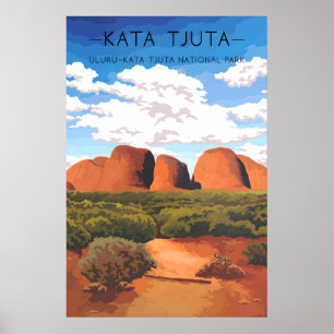 Poster Kata Tjuta - Parc national d'Uluru Kata Tjuta