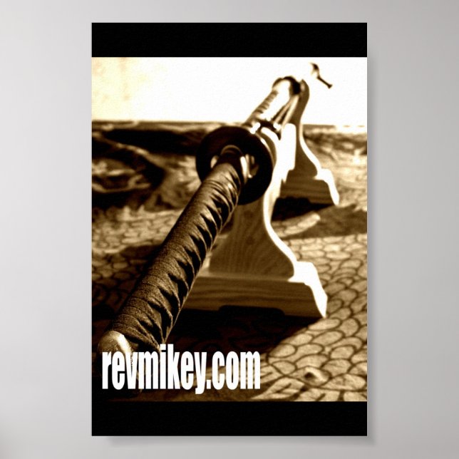 Poster katana (Devant)