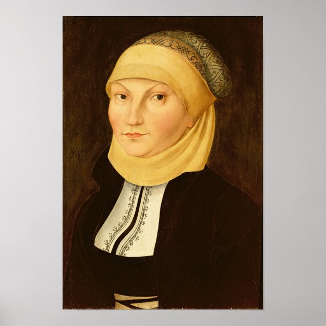 Poster Katharina Luther, 1528 (Devant)
