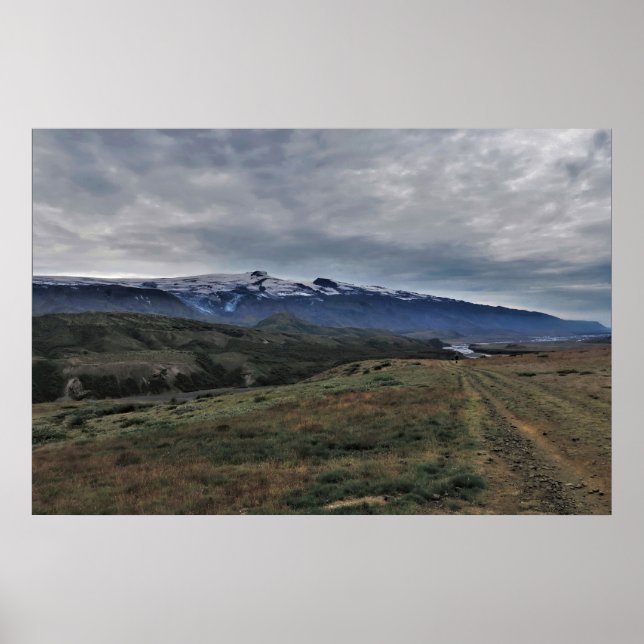Poster Katla et la vallée de Thorsmork (Devant)