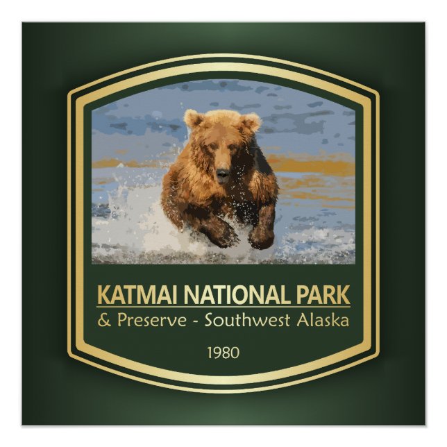 Poster Katmai NP (PF1) (Devant)
