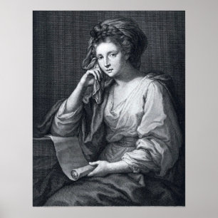 Poster Kauffman - Esquisse d'une femme