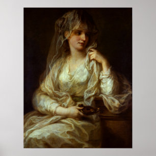 Poster Kauffman - Portrait d'une dame en vestale