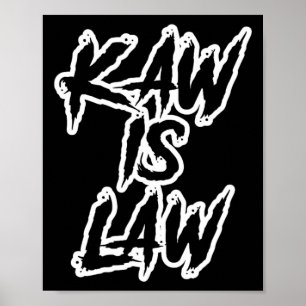 Poster Kaw Is Law Battlehawks Football à Saint-Louis en q