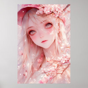 Poster Kawaii Anime Girl