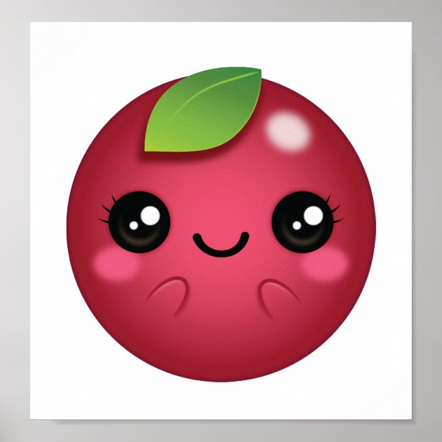 Poster Kawaii Cranberry (Devant)