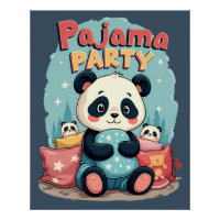 Kawaii Panda Pajama Party Cosy Slepov esthétique