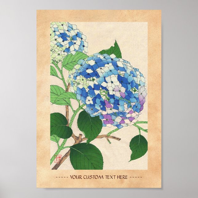 Poster Kawarazaki Shodo Floral Calendrier floral de la fl (Devant)