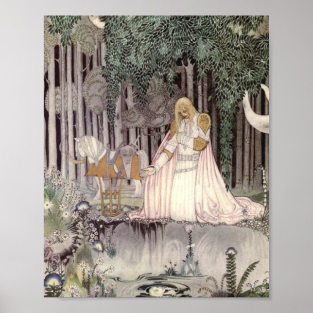 Poster Kay Nielsen - La Lassie Et Sa Godmère 1914 (Devant)
