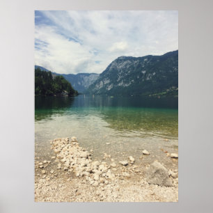 Poster Kayakers à l'écart sur le lac Photo