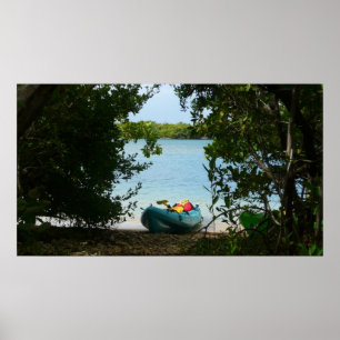 Poster Kayaking aux îles Virgin