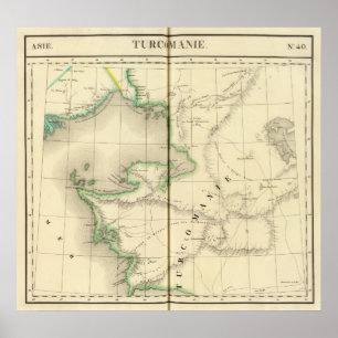 Poster Kazakhstan, Ouzbékistan