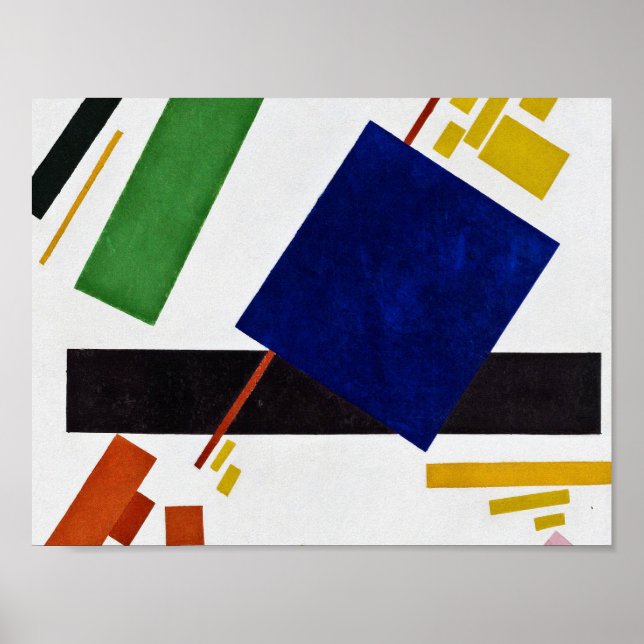 Poster Kazimir Malevich - Composition suprématiste (Devant)