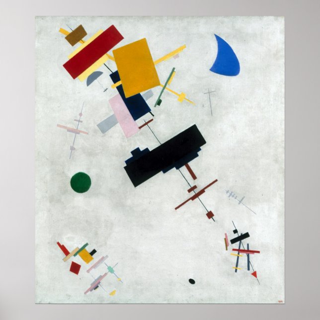 Poster Kazimir Malevich - Suprématisme (Devant)