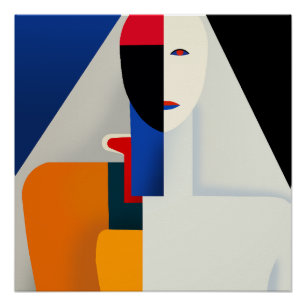 Poster Kazimir Malevich, Torse de femme (1932)