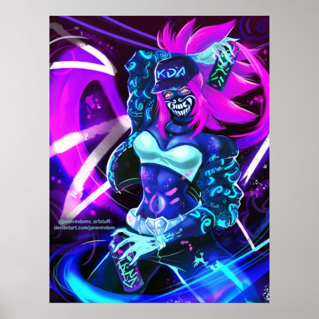 Poster KDA Akali (Devant)