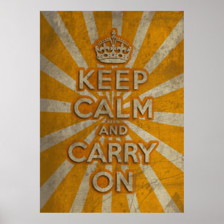 Poster Keep Calm and Carry
