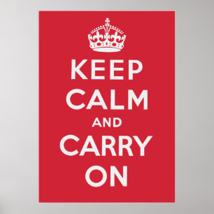 Poster Keep Calm and Carry