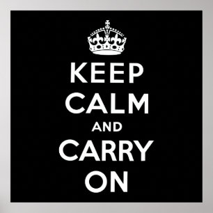 Poster Keep Calm and Carry